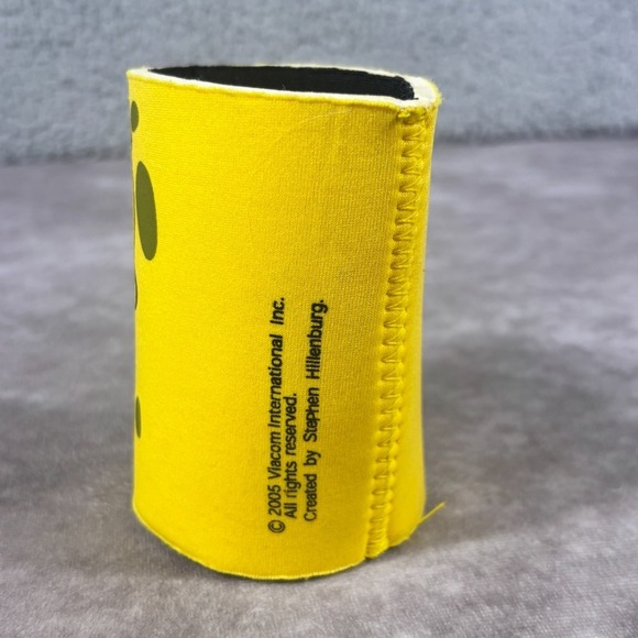 SpongeBob SquarePants Can Cooler Drink Holder Yellow 2005‎ Viacom - Picture 2 of 5